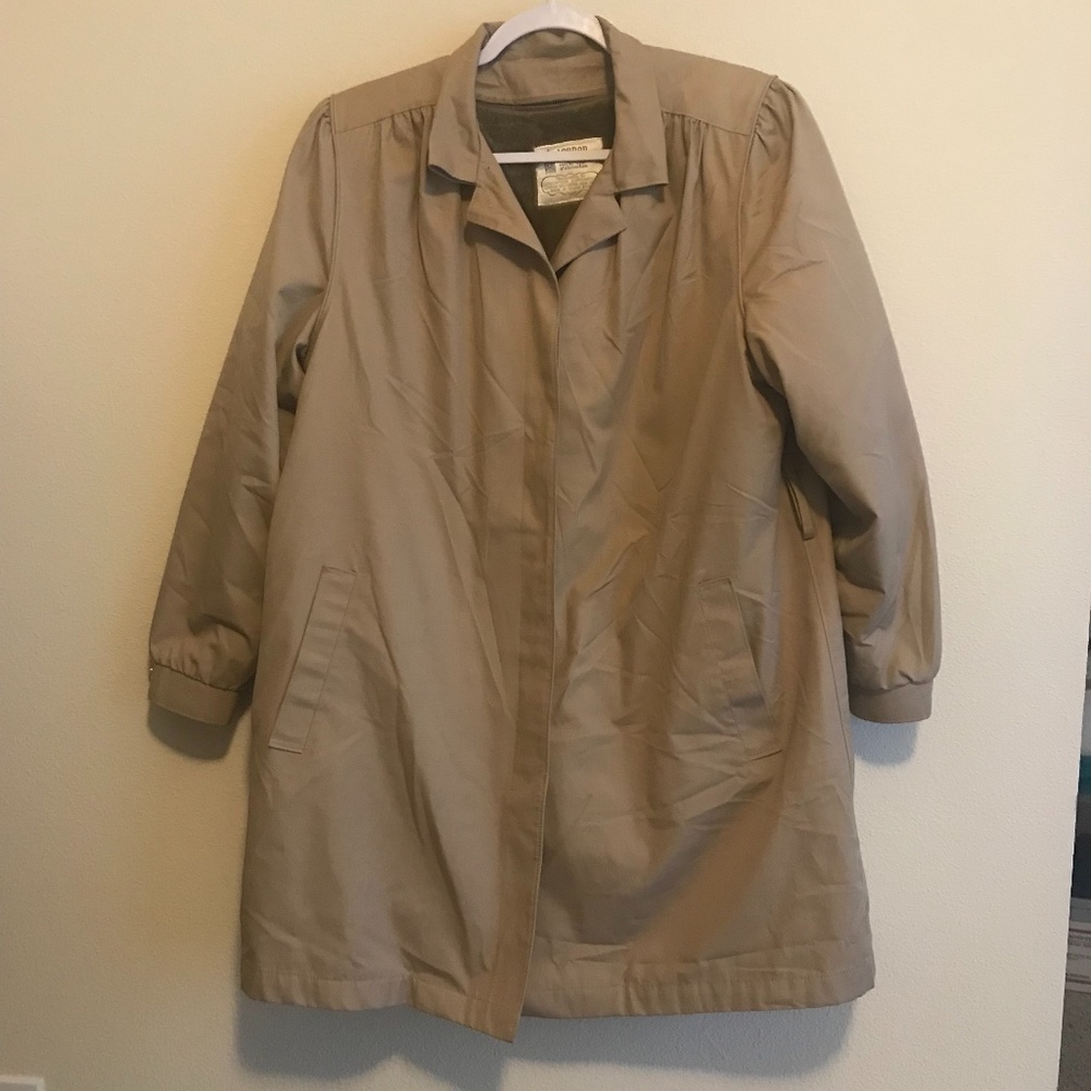 London Fog Tan Trench Coat